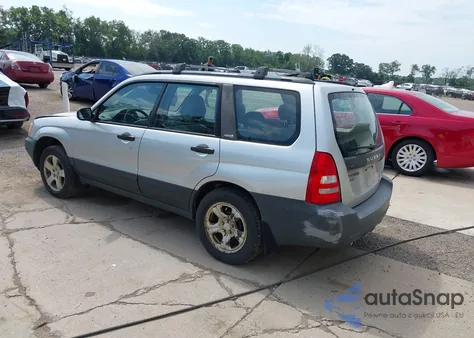 2004 Subaru Forester 2.5X from USA, damaged, VIN JF1SG63644H757617